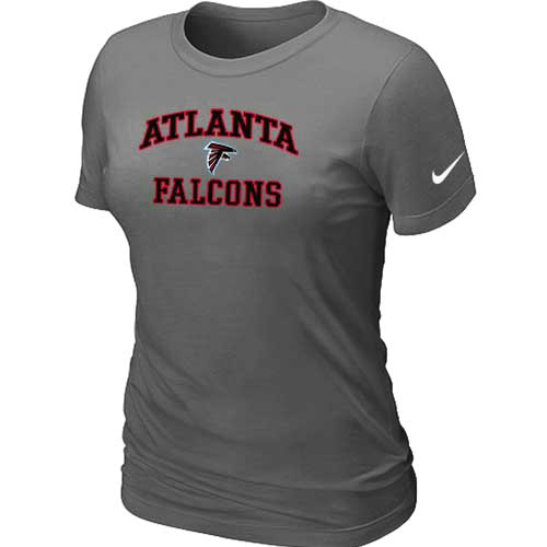 Nike Atlanta Falcons Women's Heart & Soul NFL T-Shirt - Dark Grey